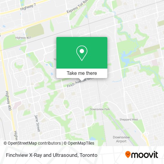 Finchview X-Ray and Ultrasound plan