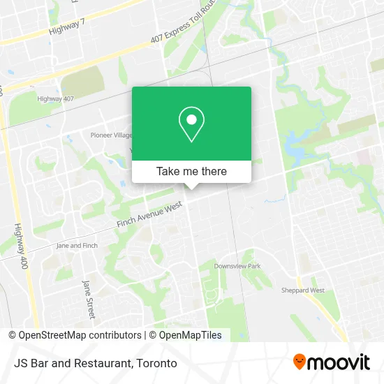JS Bar and Restaurant map