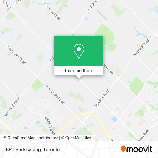 BP Landscaping map