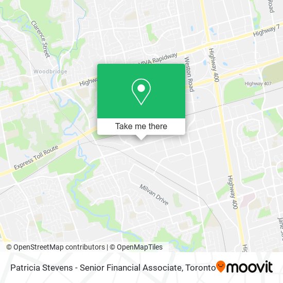 Patricia Stevens - Senior Financial Associate map