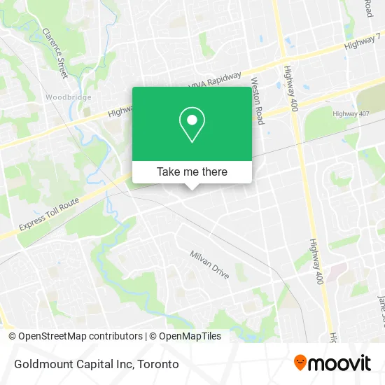 Goldmount Capital Inc map