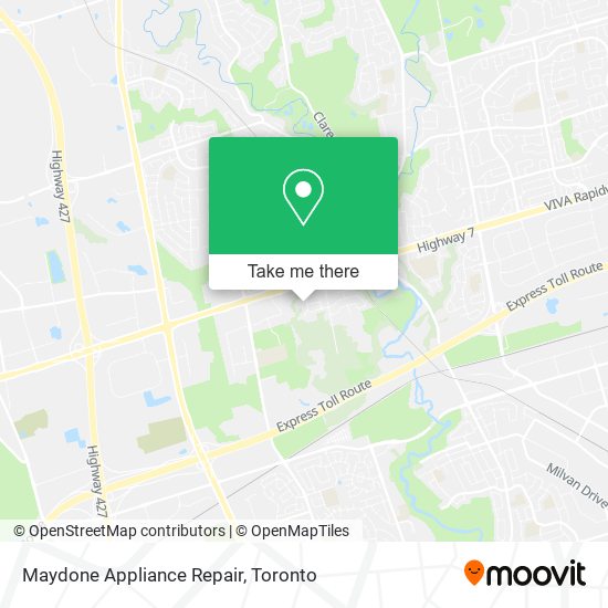 Maydone Appliance Repair map