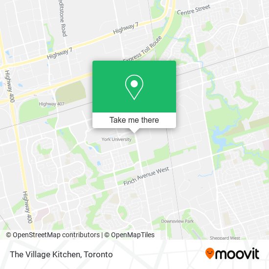 The Village Kitchen plan