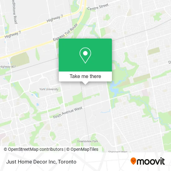 Just Home Decor Inc map