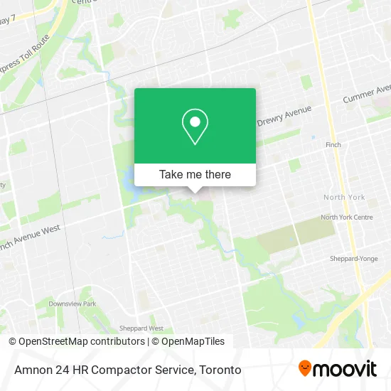 Amnon 24 HR Compactor Service map