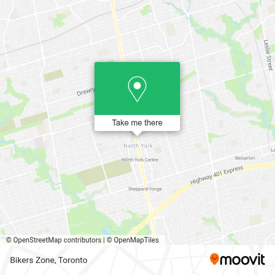 Bikers Zone map