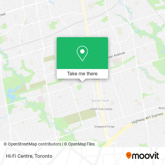 Hi-Fi Centre map