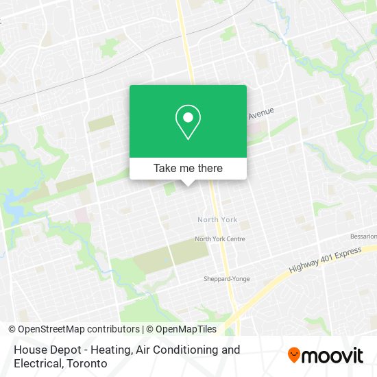 House Depot - Heating, Air Conditioning and Electrical map
