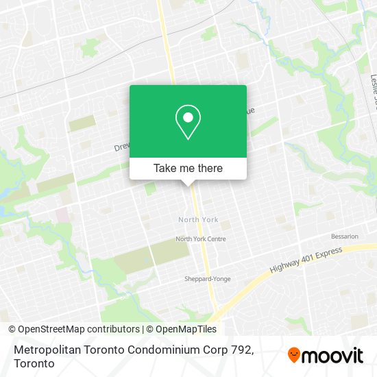 Metropolitan Toronto Condominium Corp 792 map