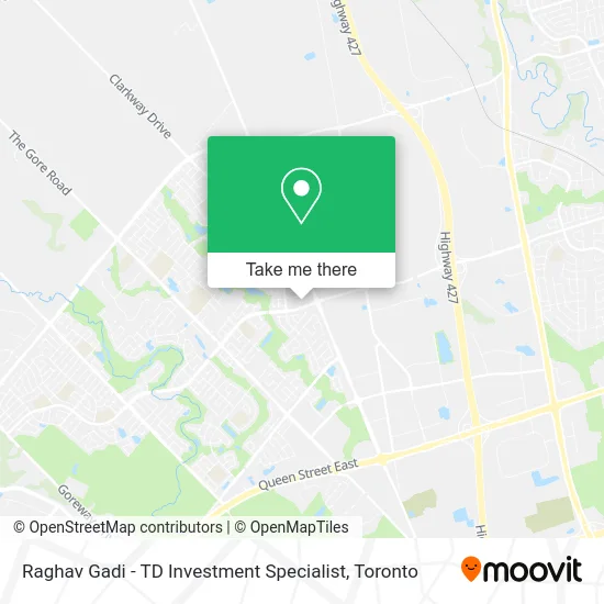 Raghav Gadi - TD Investment Specialist map