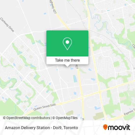 Amazon Delivery Station - Doi9 map