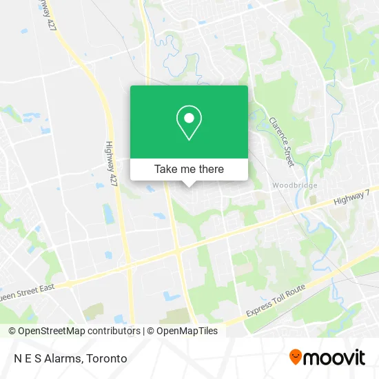 N E S Alarms map