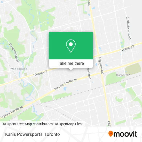 Kanis Powersports map