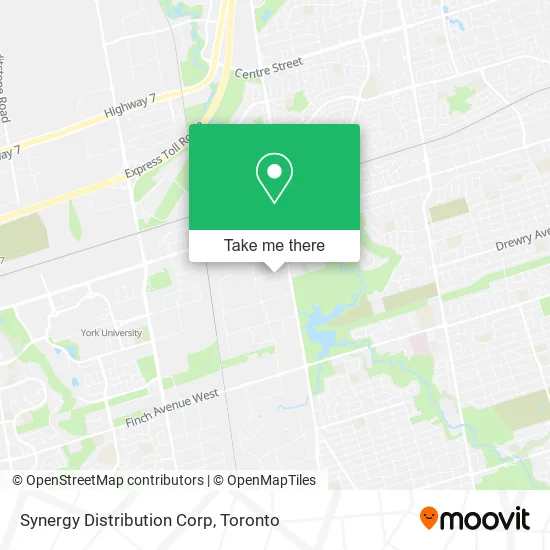 Synergy Distribution Corp map