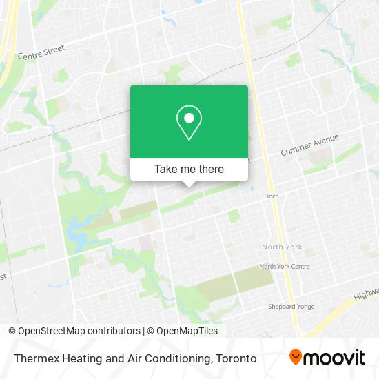 Thermex Heating and Air Conditioning map