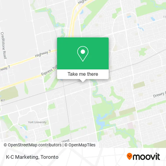 K-C Marketing map