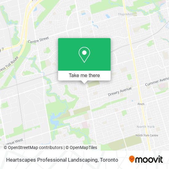Heartscapes Professional Landscaping map