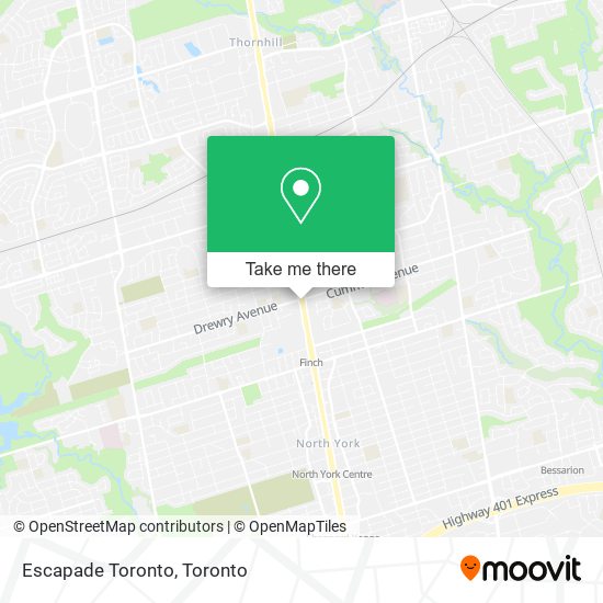 Escapade Toronto plan