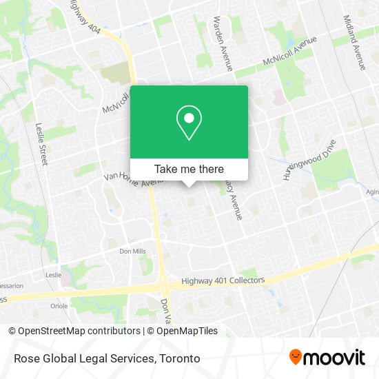 Rose Global Legal Services map