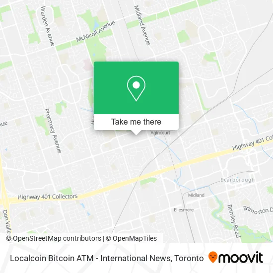 Localcoin Bitcoin ATM - International News map