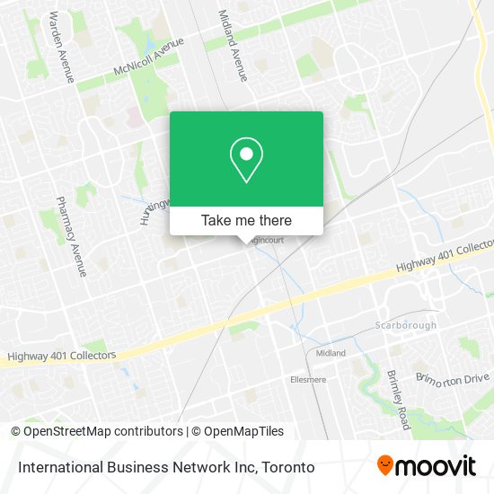 International Business Network Inc map