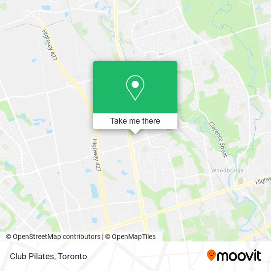 Club Pilates map
