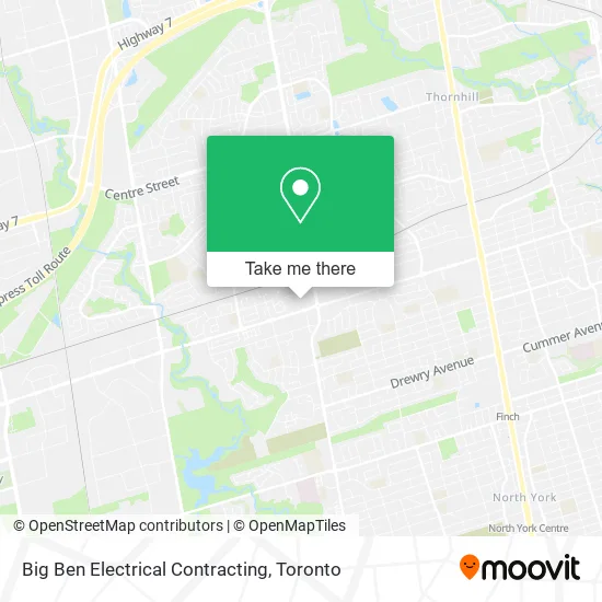 Big Ben Electrical Contracting map