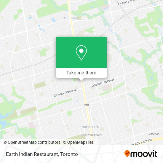 Earth Indian Restaurant map