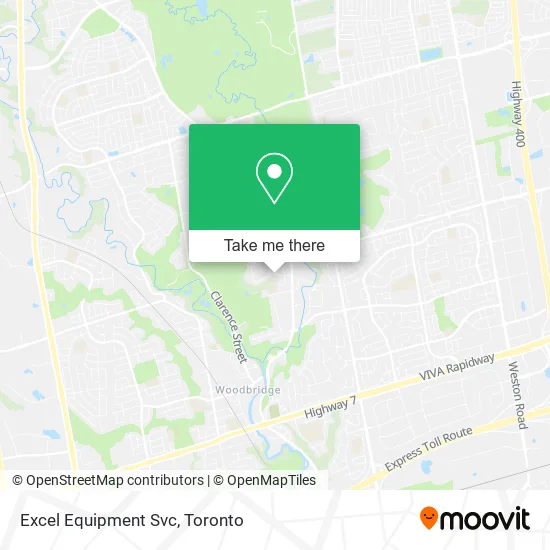 Excel Equipment Svc map