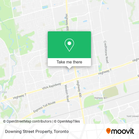 Downing Street Property map