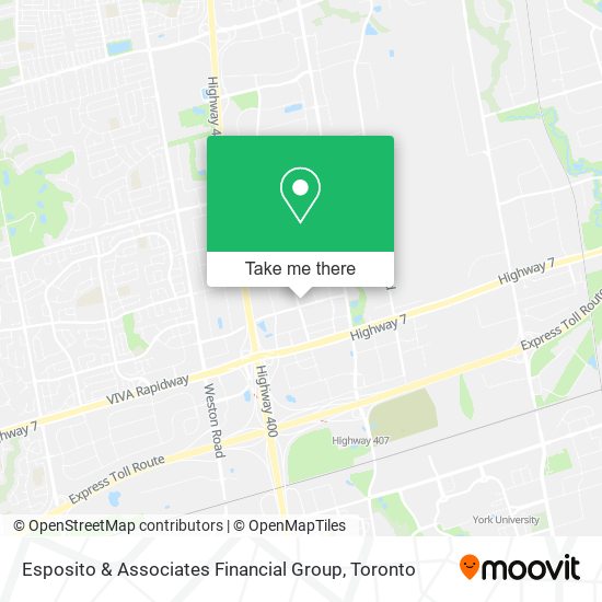 Esposito & Associates Financial Group map