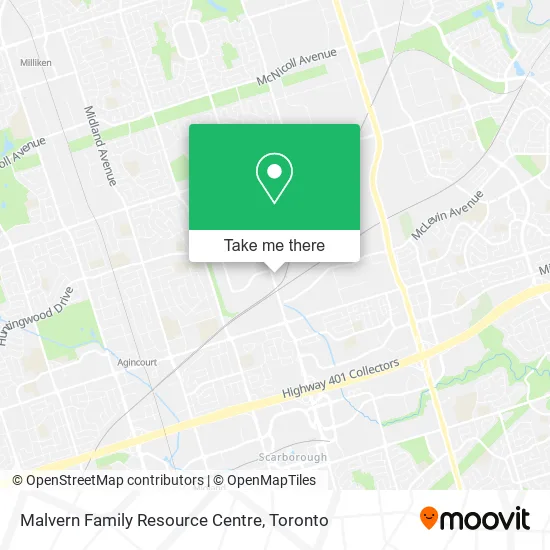 Malvern Family Resource Centre map