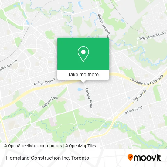 Homeland Construction Inc map