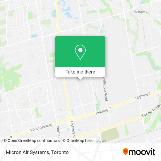 Micron Air Systems map