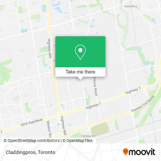 Claddingpros map
