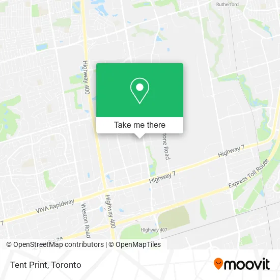 Tent Print map