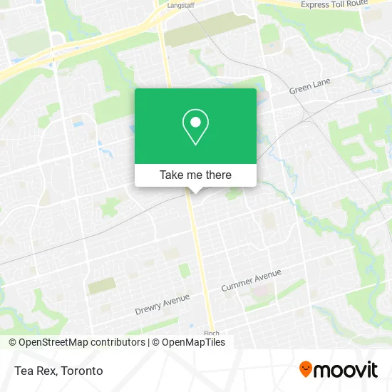 Tea Rex map