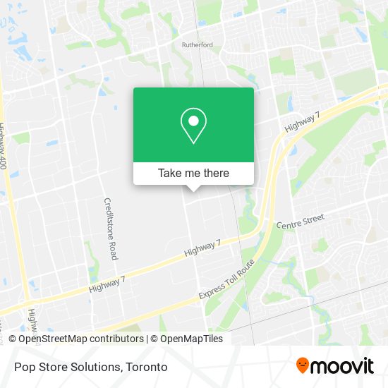 Pop Store Solutions plan