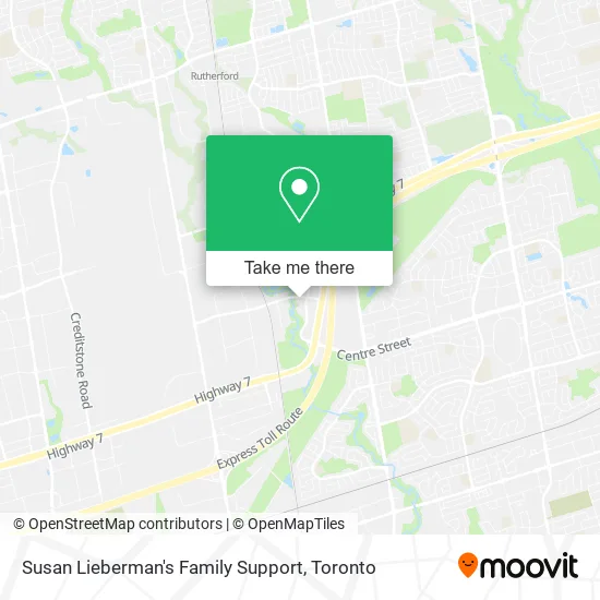 Susan Lieberman's Family Support map