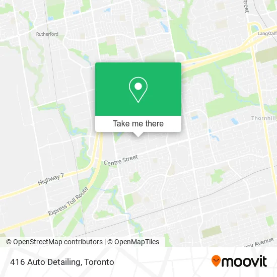 416 Auto Detailing map