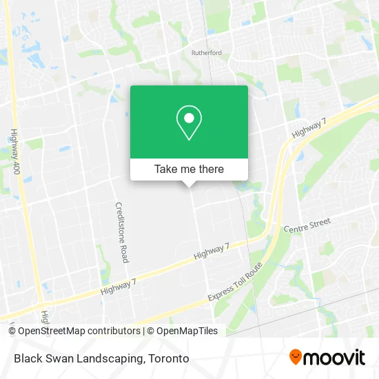 Black Swan Landscaping map