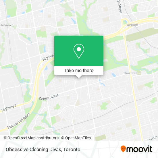 Obsessive Cleaning Divas map