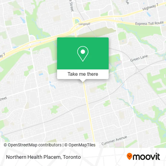 Northern Health Placem map