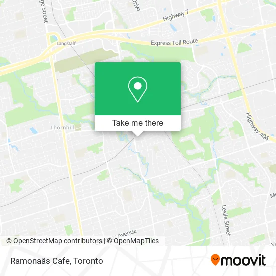 Ramonaâs Cafe map