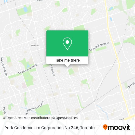 York Condominium Corporation No 246 map
