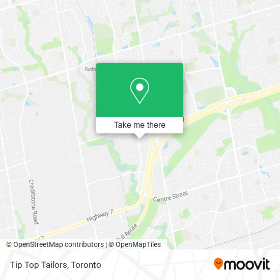 Tip Top Tailors map