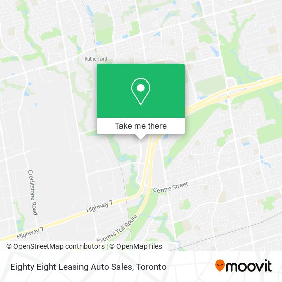 Eighty Eight Leasing Auto Sales map