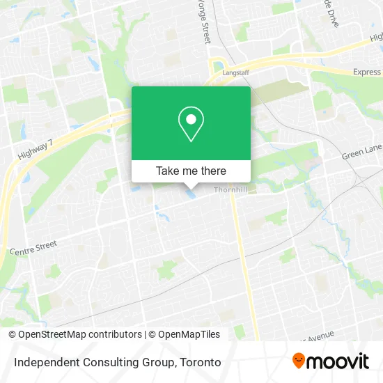 Independent Consulting Group map