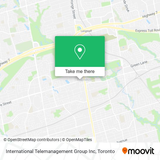 International Telemanagement Group Inc map