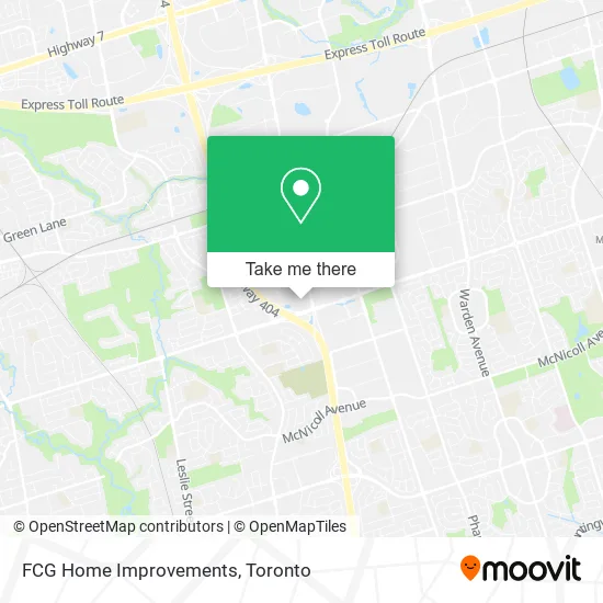 FCG Home Improvements map